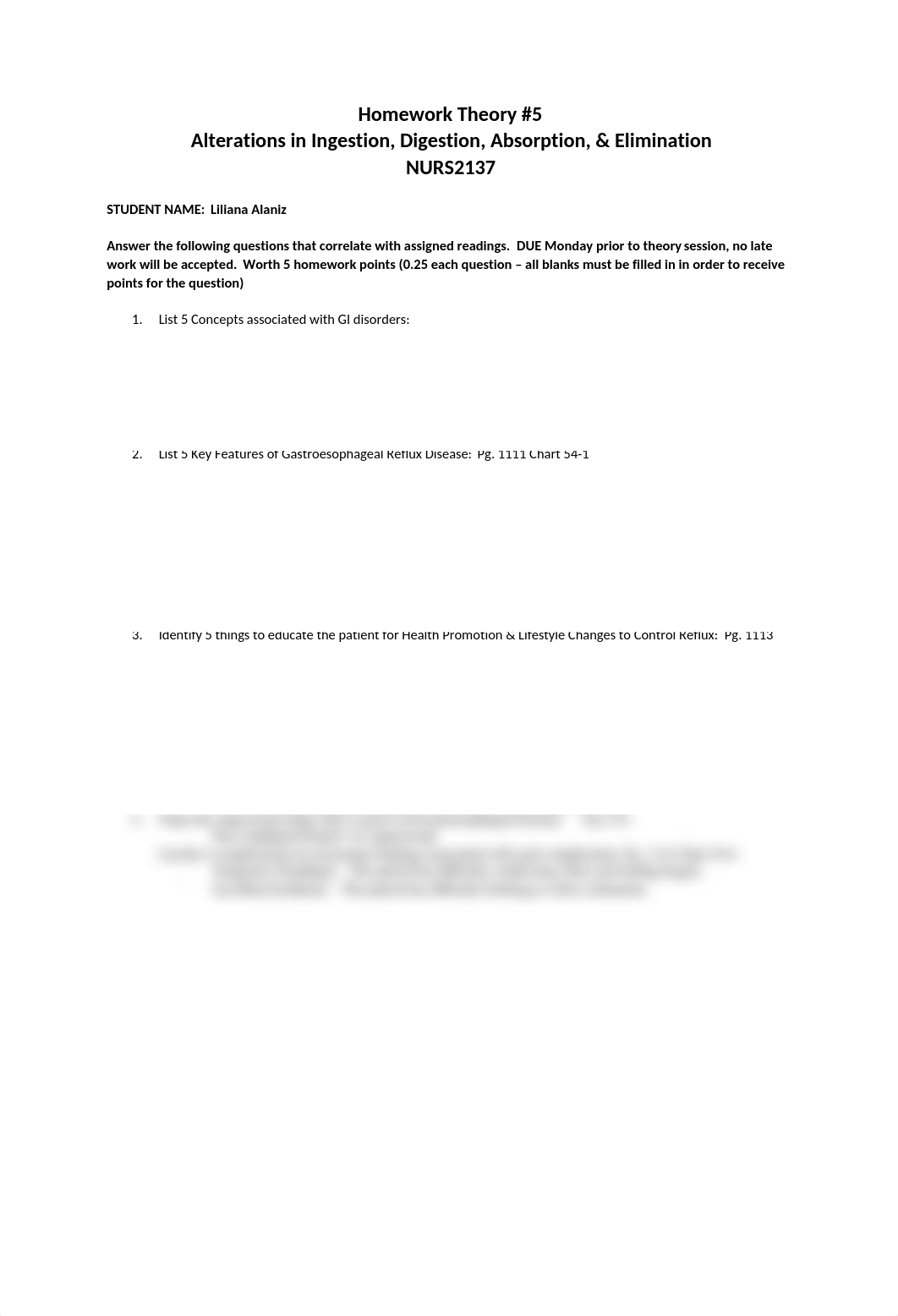 Homework - Alterations in Ingetion, Digestion, Absorption, & Elimination.docx_d6iuiaqdqhz_page1