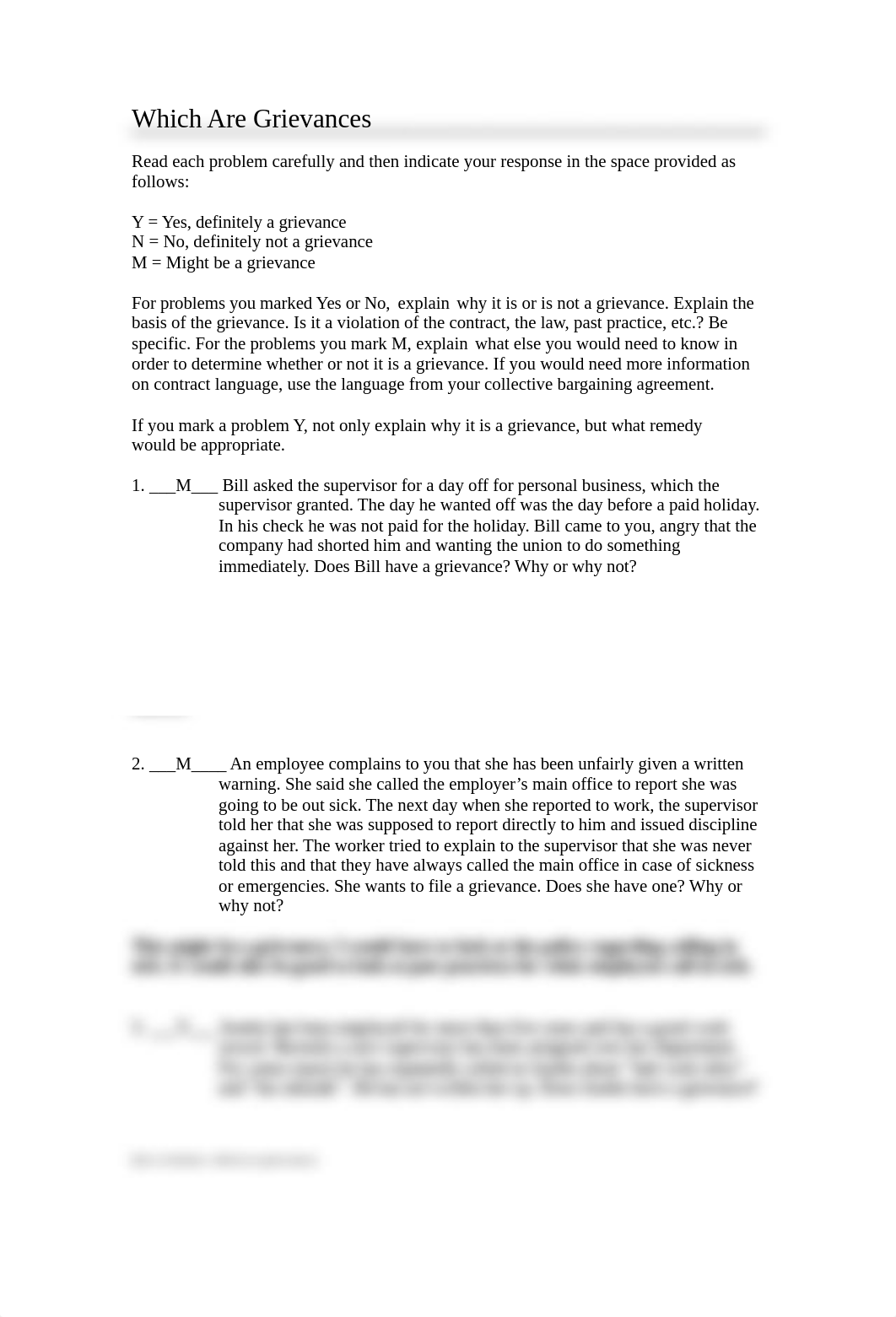 Which Are Grievances Exercise.docx_d6izaz1rfzl_page1