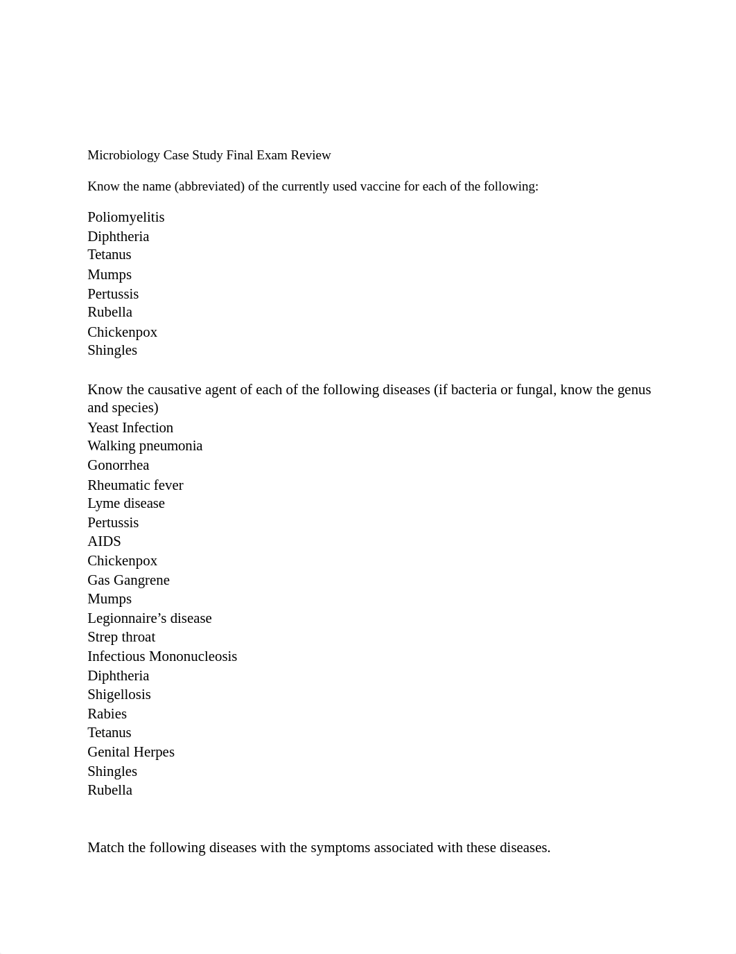 Microbiology Case Study Final Exam Review.docx_d6j89wac8n2_page1