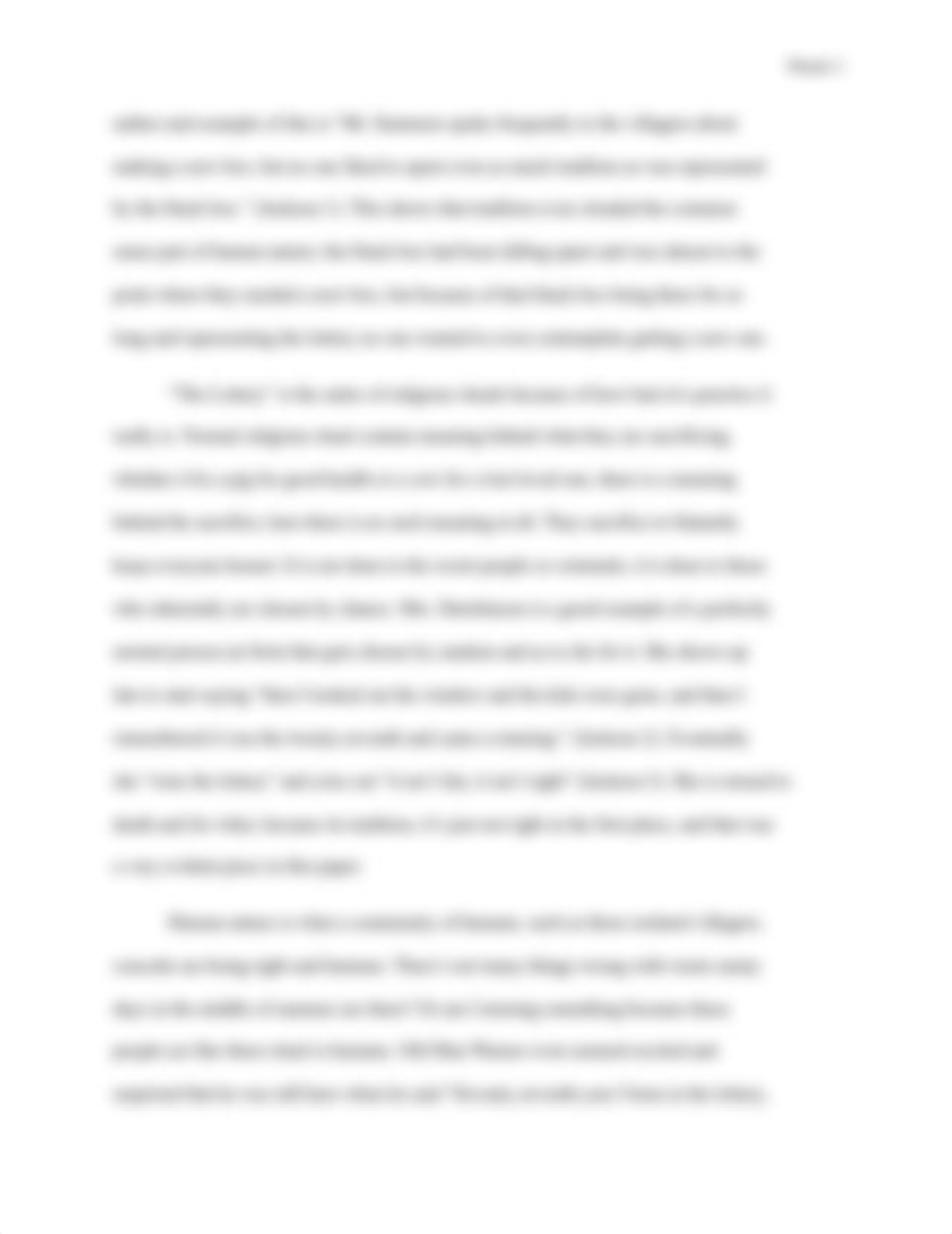 The Lottery Essay.docx_d6jbq2w6mc1_page2