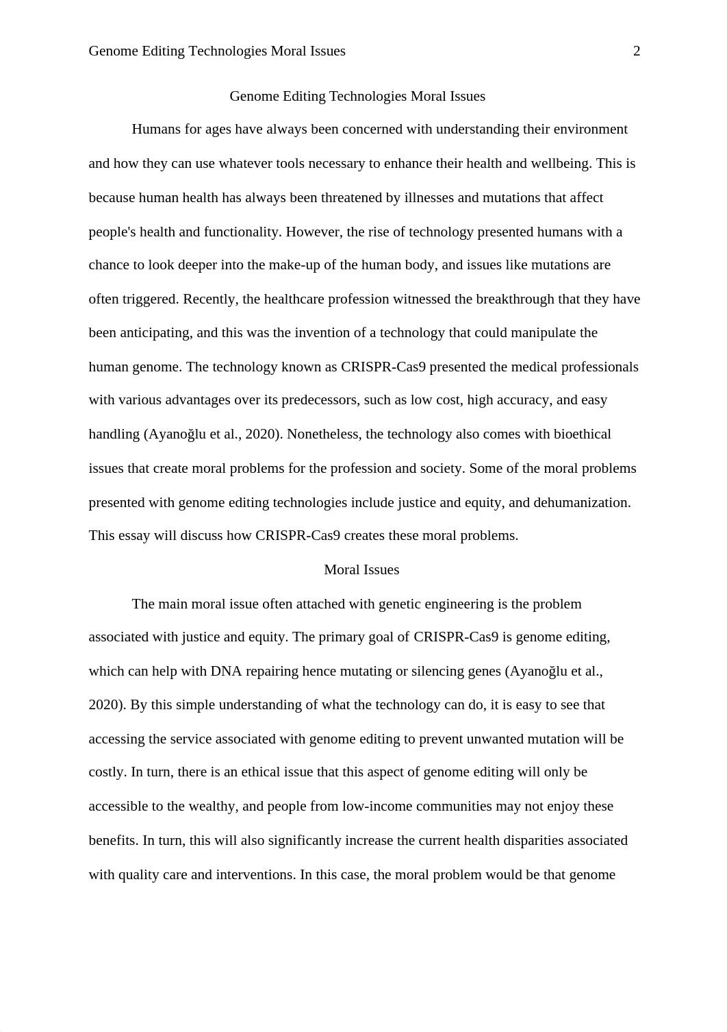 Week 4 Assignment_Genome Editing Technologies Moral Issues.docx_d6jd1k791h1_page2