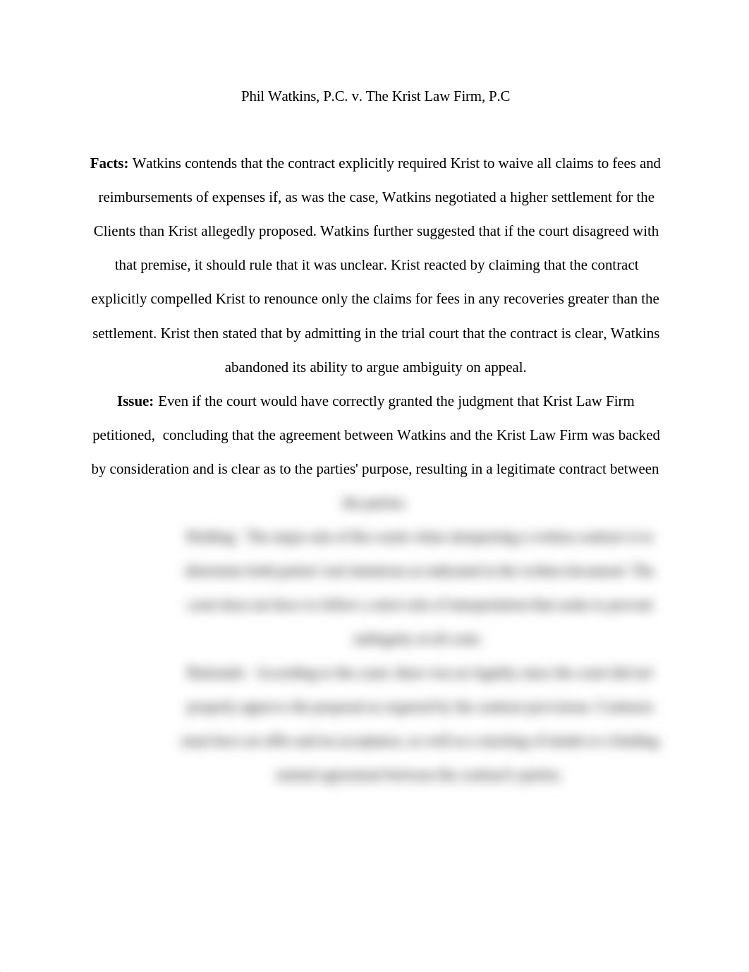 case brief phil watkins v krist law.docx_d6jdwse037u_page1