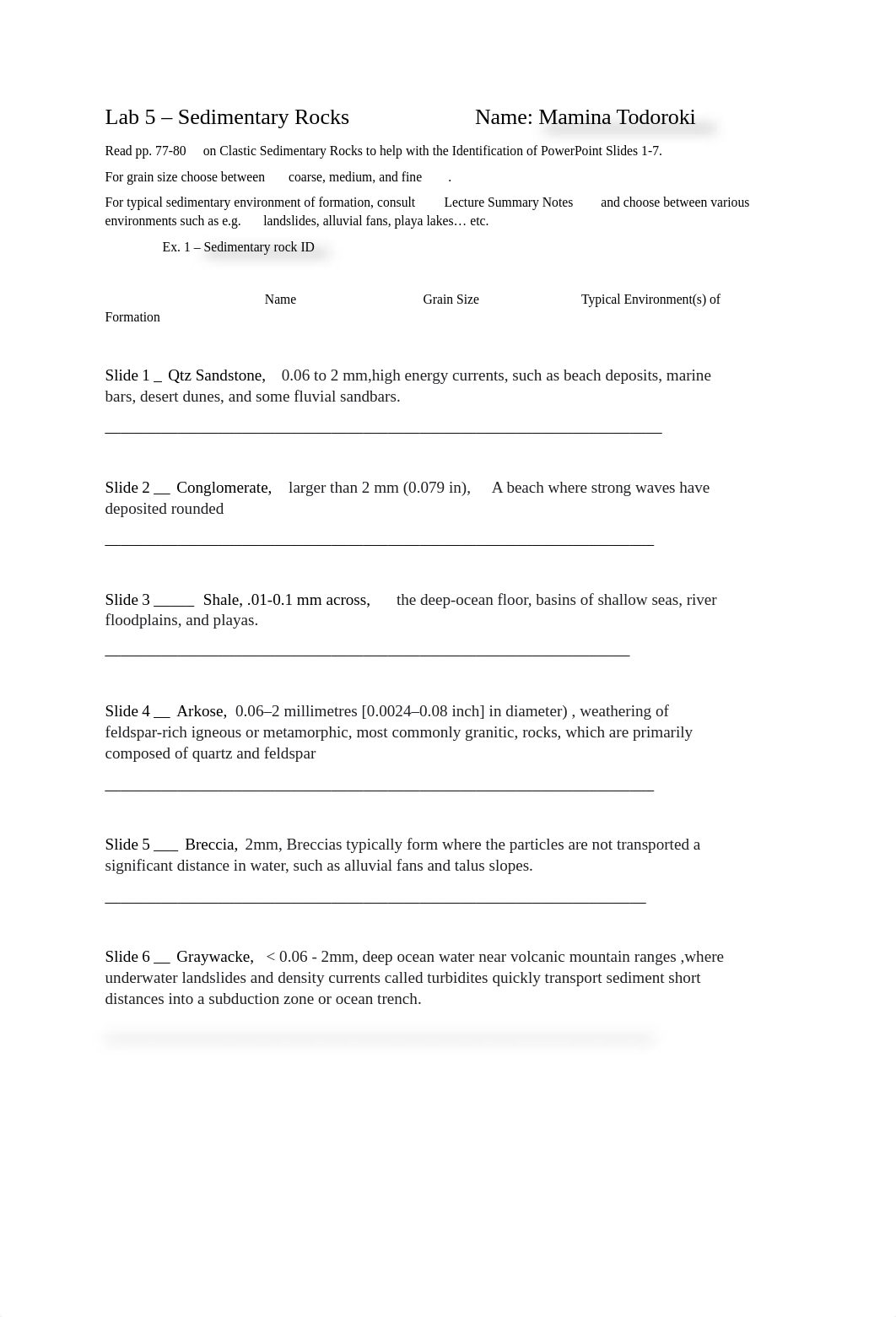 Lab 5 - Sedimentary Rocks         _Name_ Mamina Todoroki (1).pdf_d6jhqbpcmqn_page1