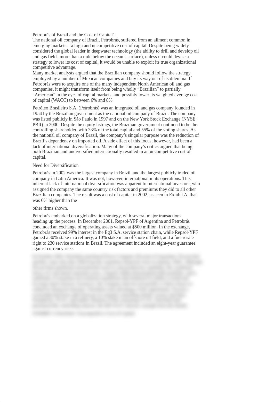 Petrobrás of Brazil and the Cost of Capital1.docx_d6jsynhnm9o_page1