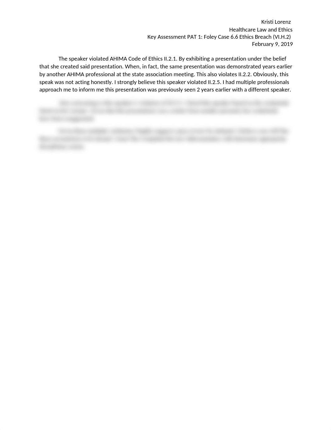 Foley Case 6.6 Ethics Breach (VI.H.2) .docx_d6jxj4xtjx2_page1