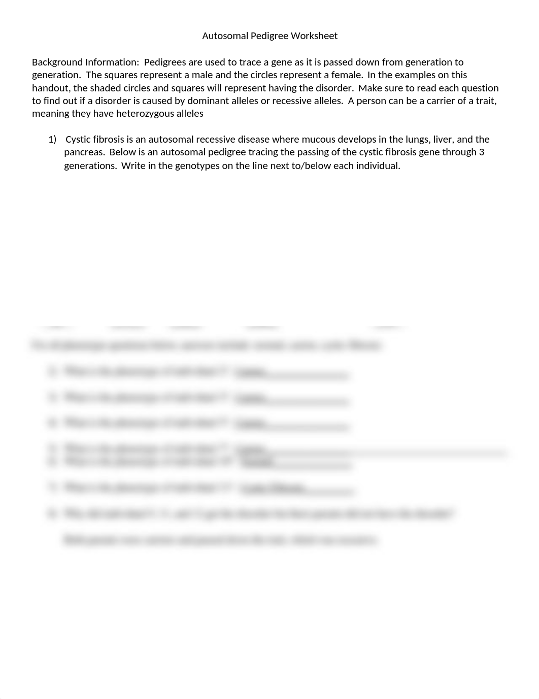 Autosomal Pedigree Worksheet_Cystic Fibrosis.docx_d6k07tnacx3_page1