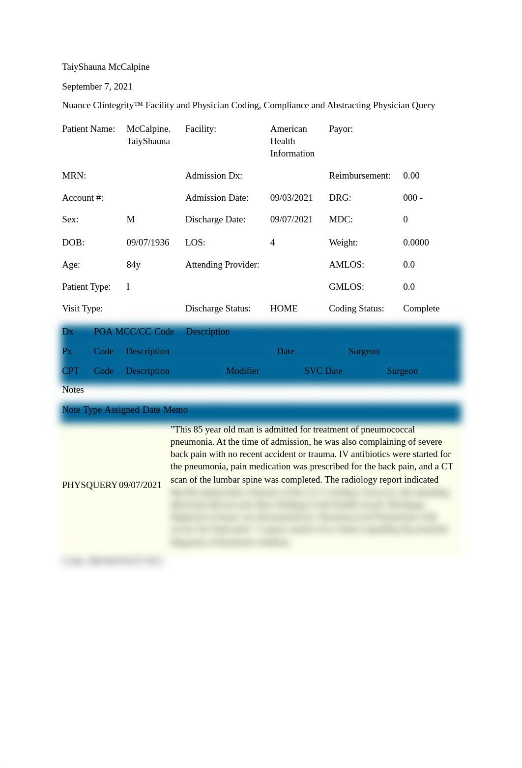 Nuance Clintegrity™ Facility and Physician Coding, Compliance and Abstracting Physician Query.docx_d6kfce5otzx_page1