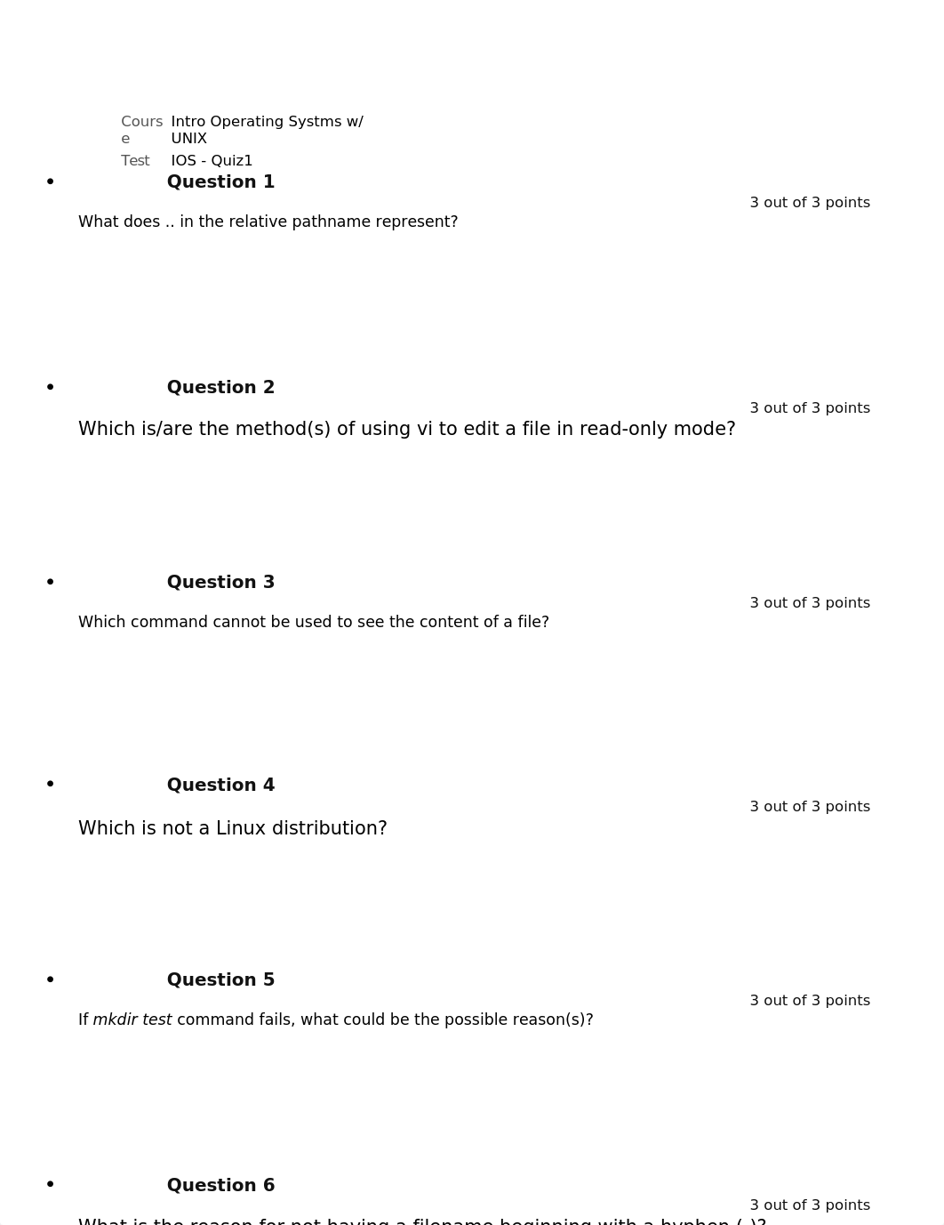 Test 1 Answers Intro to Unix.docx_d6khivhubpe_page1