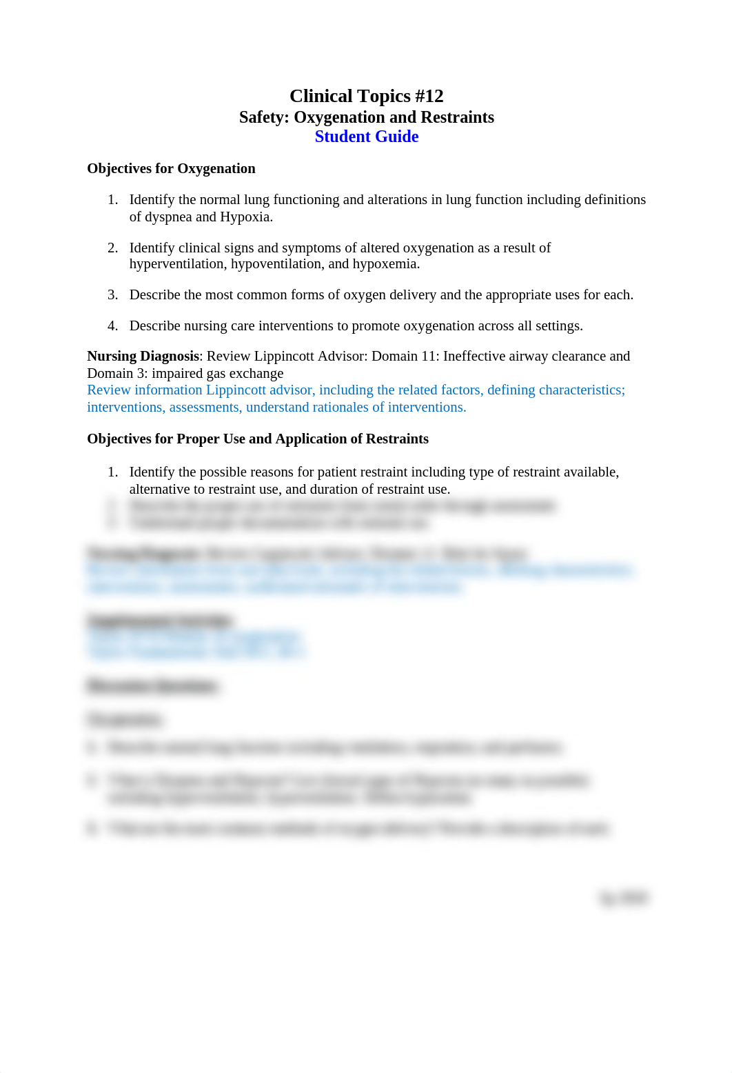 Clinical Topic_12 Oxygen & Restraints_Student-sp 2019.docx_d6kso7k03d6_page1