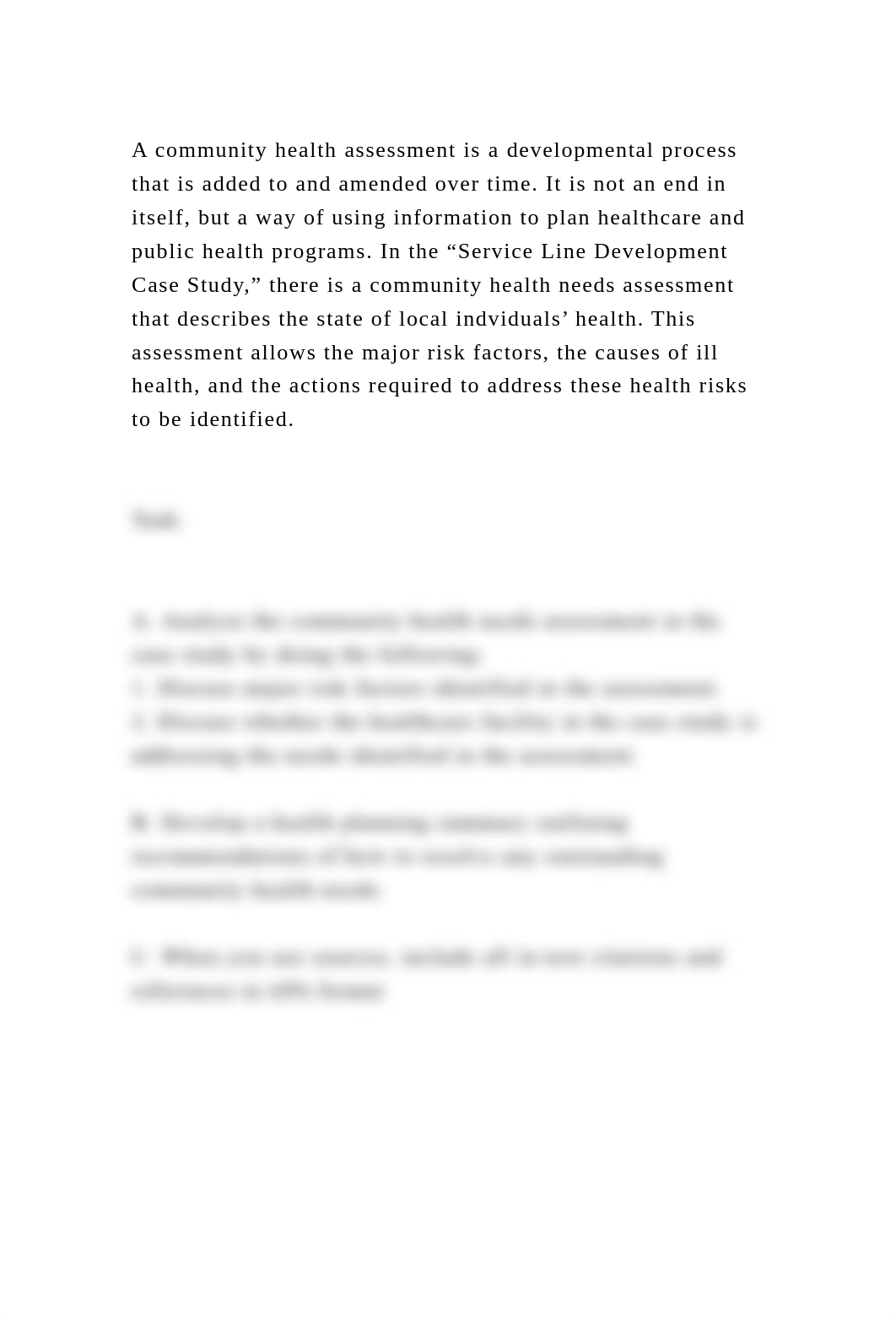 A community health assessment is a developmental process that is add.docx_d6ktb4x5whu_page2