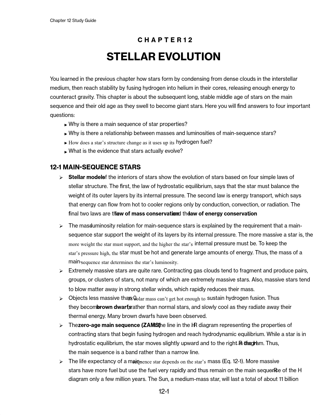 Ch 12 Stellar Evolution Study Guide.pdf_d6kuvbt2r1f_page1