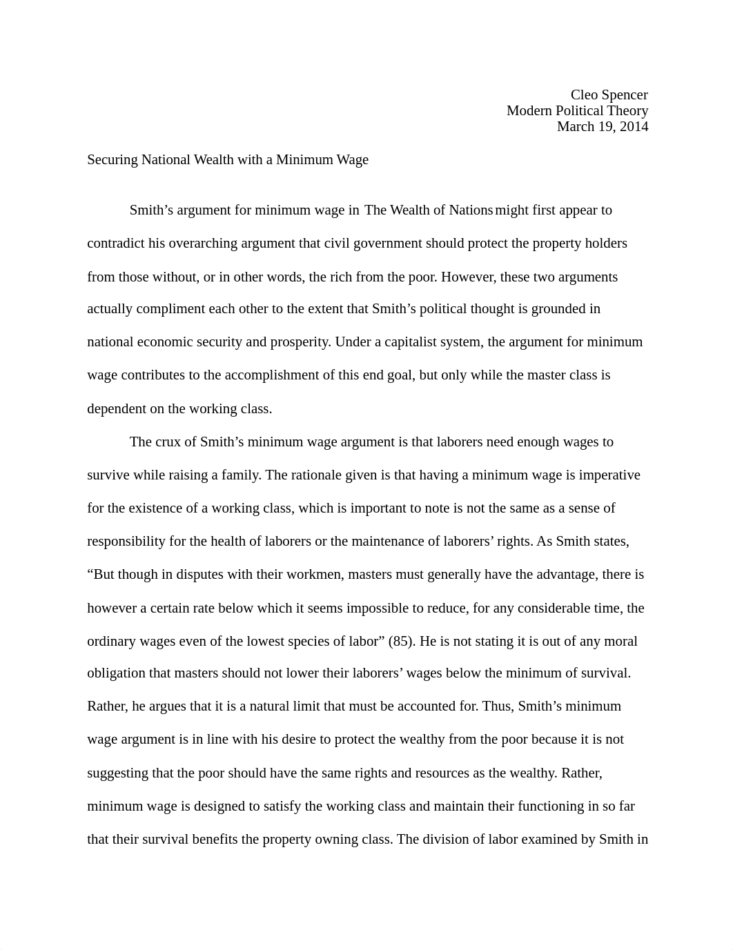 Securing National Wealth with a Minimum Wage - Smith Essay_d6l03m1awt2_page1