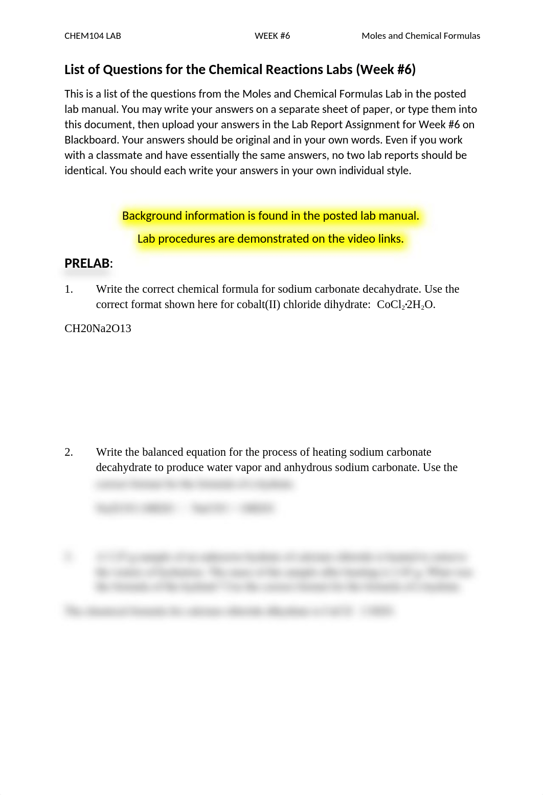 CHEM104 Week #6 Lab Report Questions with comments done.docx_d6l1w497g1f_page1