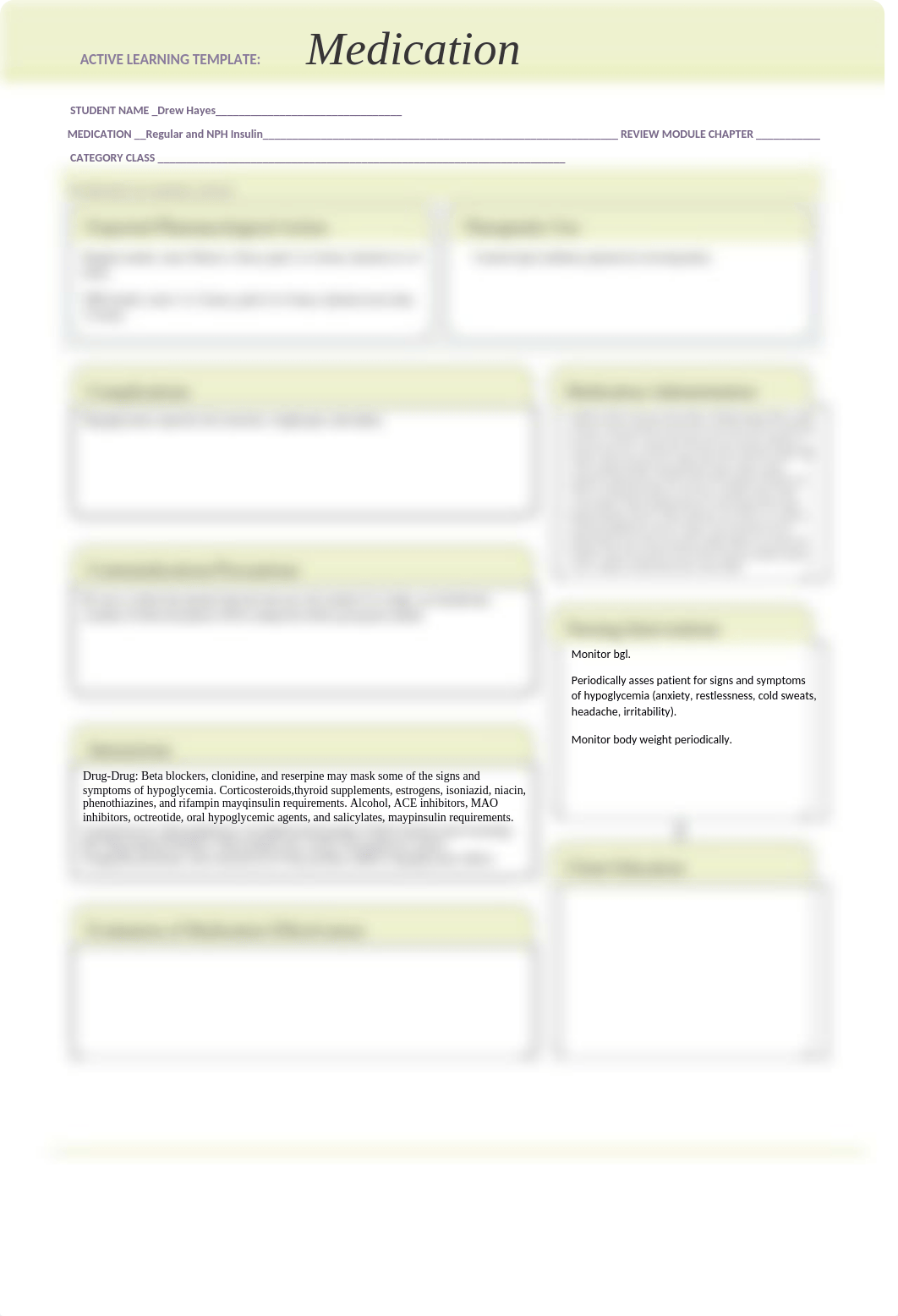 Regular and NPH insulin medication ATI Template.docx_d6l22lomjdj_page1