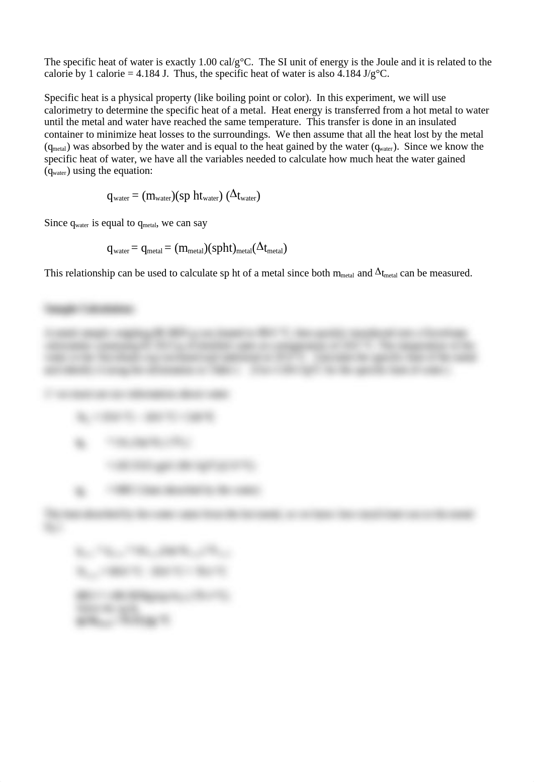 CHM-101 Experiment 2 Calorimetry and Specific Heat (Jordan Massini).doc_d6ld08c84n7_page2