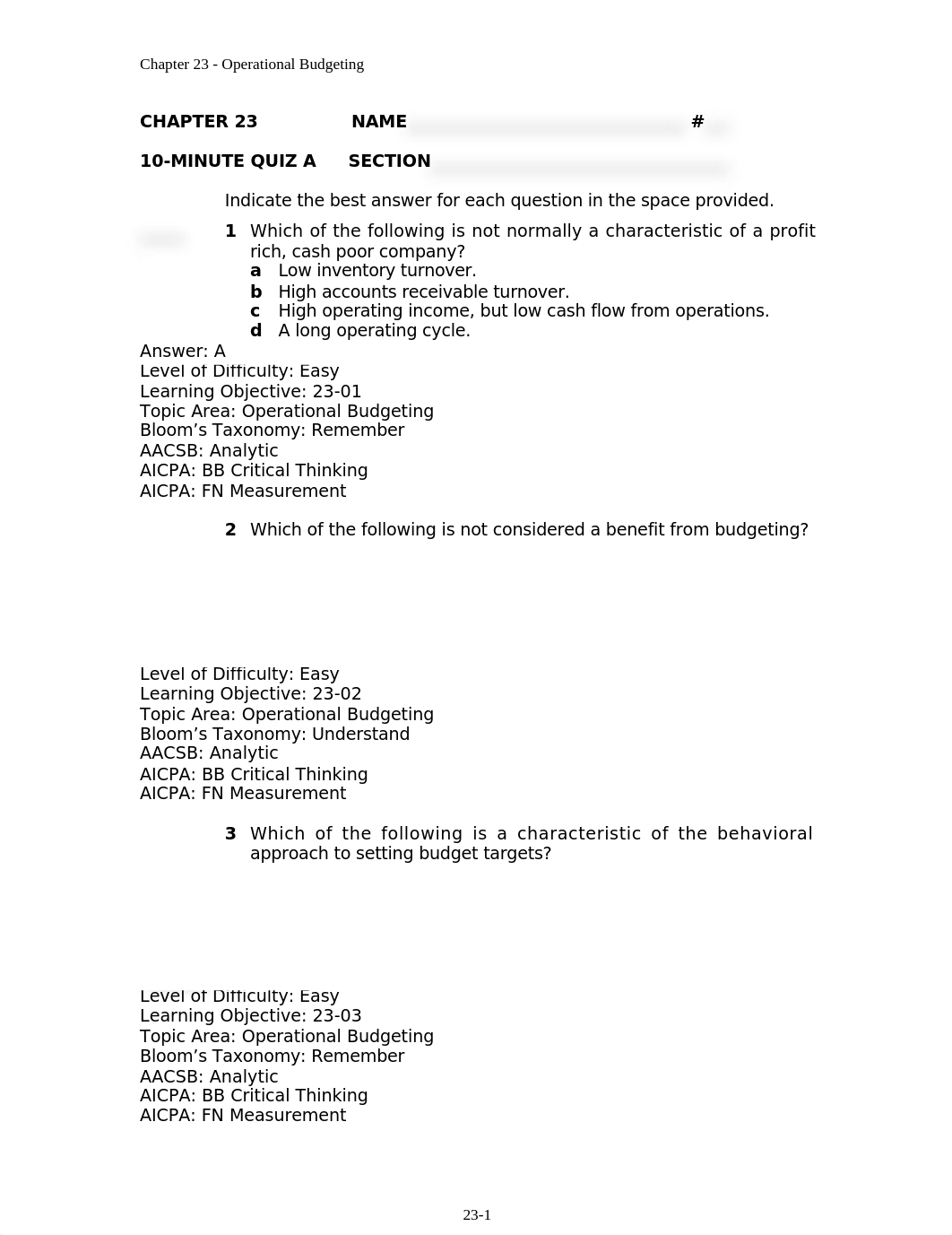 BUS630 Chapter 23 Self Quiz and Answers.docx_d6lpciblg2n_page1