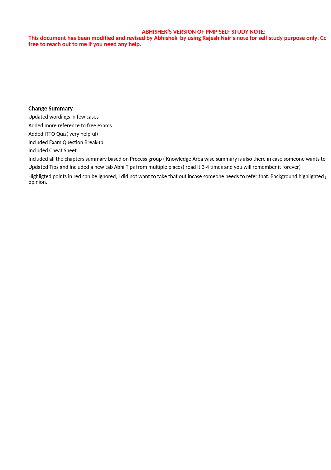 Abhishek's Version - Rajesh Nair PMP Notes.xlsx_d6lqqlwxwsq_page1