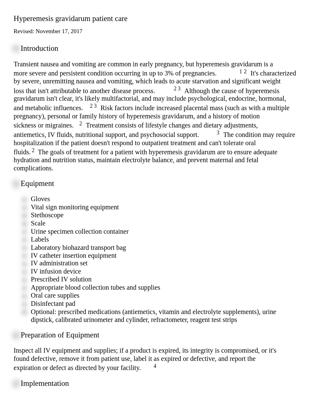 Hyperemesis Gravidarum, Patient Care (Lippincott Procedures).pdf_d6lx4ehjuhc_page1