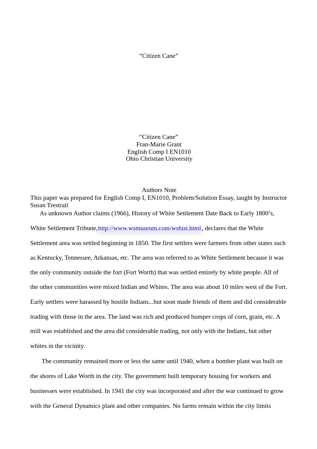 Franny's Problem Solution Proposal Essay Citizen Cane Final draft-2_d6mlbgljrhh_page1