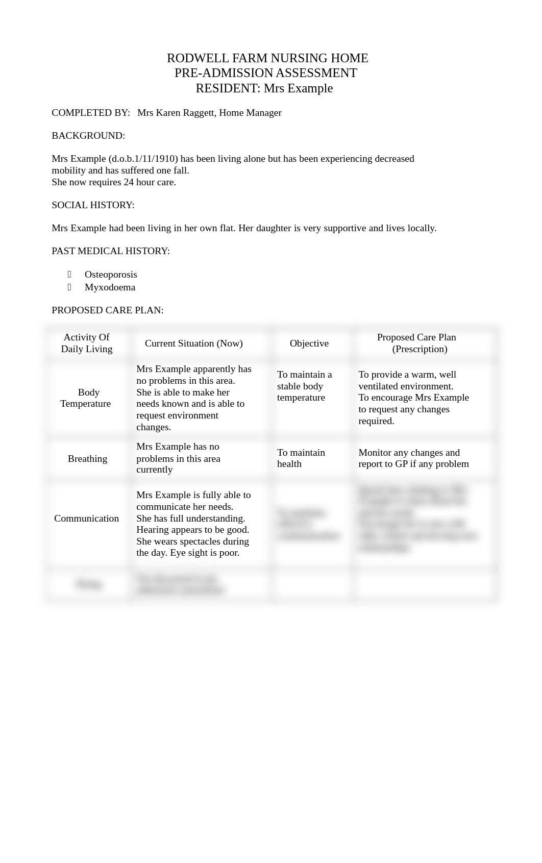 Nursing Home Pre Admission Assessment Form.pdf_d6mv48a5ngw_page1