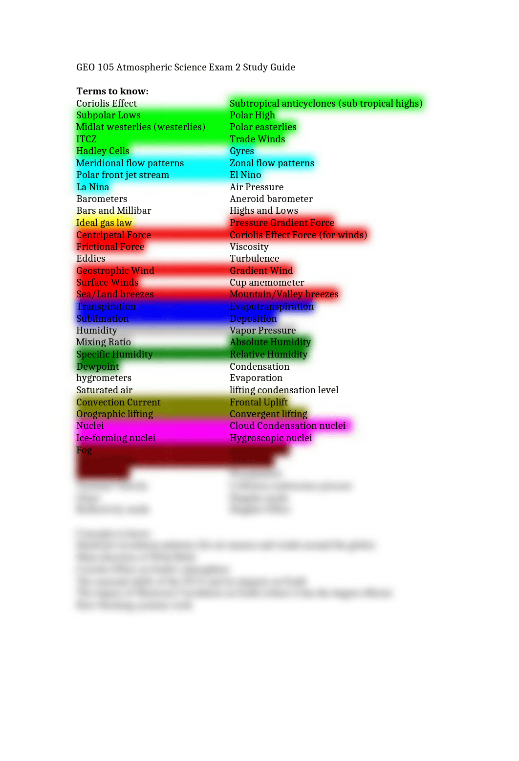 GEO 105 Atmospheric Science Exam 2 Study Guide(1).docx_d6mwh6wdh2t_page1