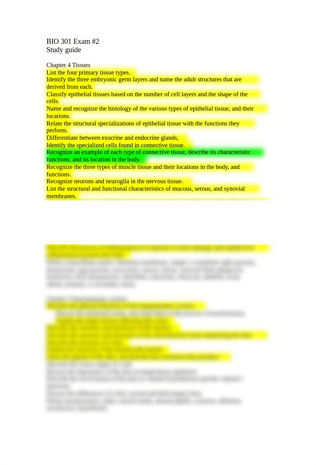 BIO 301 Exam #2 study guide.docx_d6njavvm0a2_page1