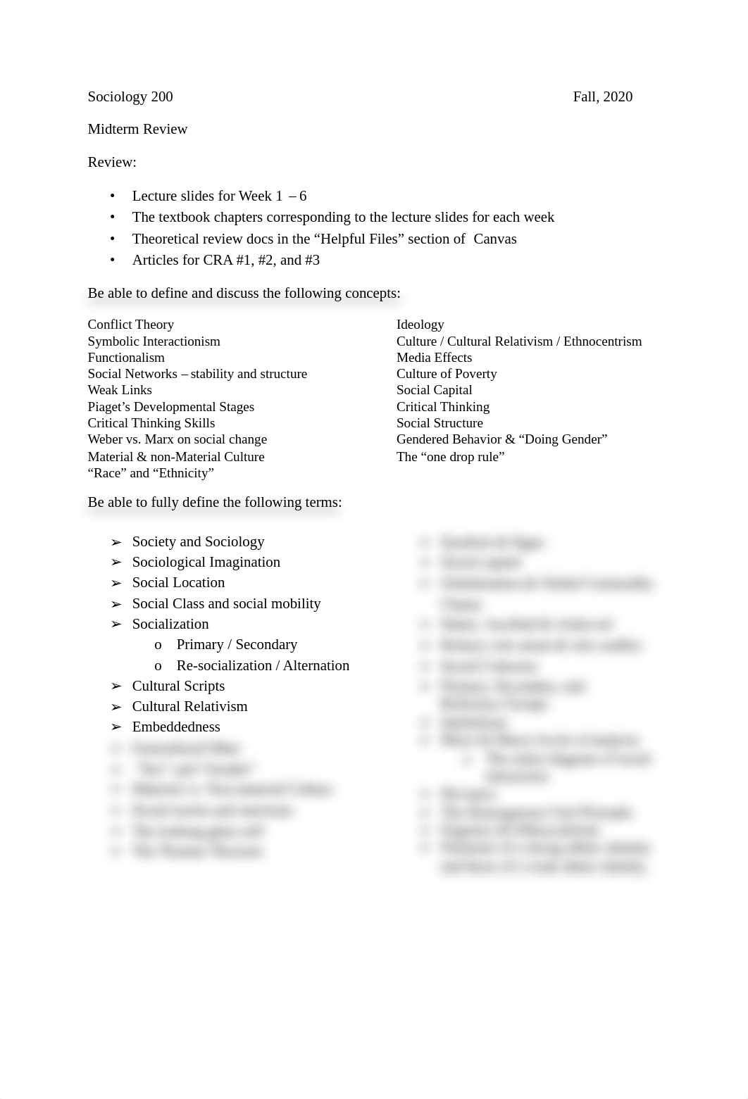 Sociology 200 Midterm Study Guide Fall 2020.pdf_d6nsm854p88_page1