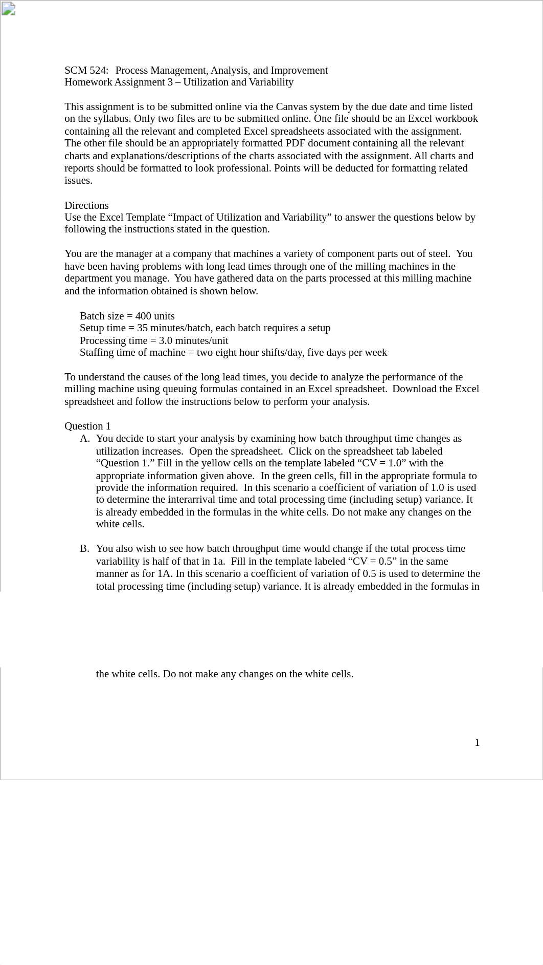 Homework Assignment 3 - Utilization and variability.docx_d6nvnf16rse_page1