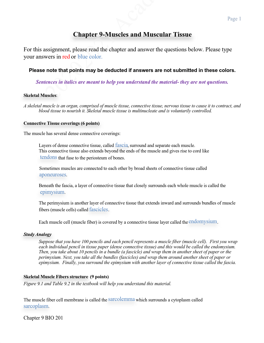 Chapter 9 -Muscles and Muscle tissue Assignment20202021.pdf_d6nxnowu5wt_page1