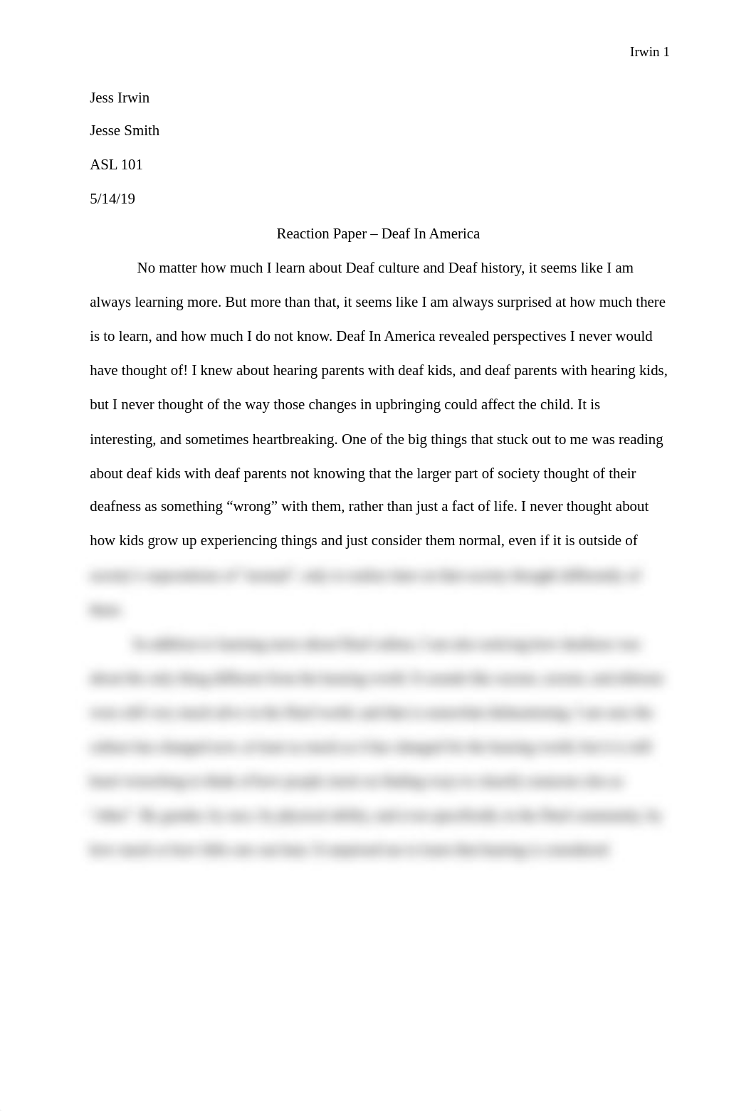 Deaf In America Reaction Paper ASL 102.docx_d6o0fr1i0pj_page1