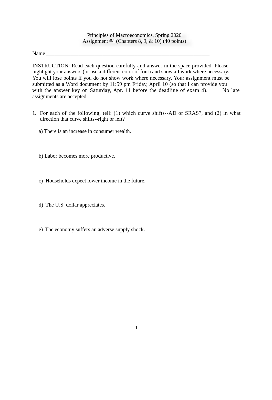 Spring 2020. Principles of Macroeconomics Assignment 4.docx_d6o2rylkjxk_page1