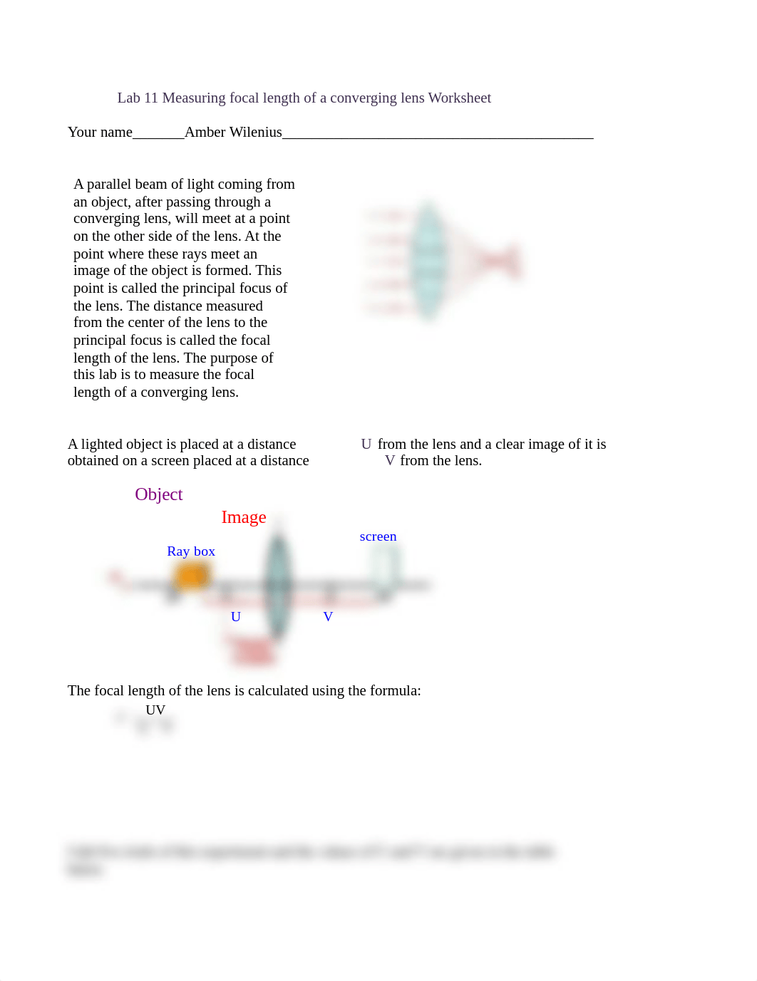 Lab 11 Focal Length of a Converging Lens-1_d6oe5niwmcl_page1