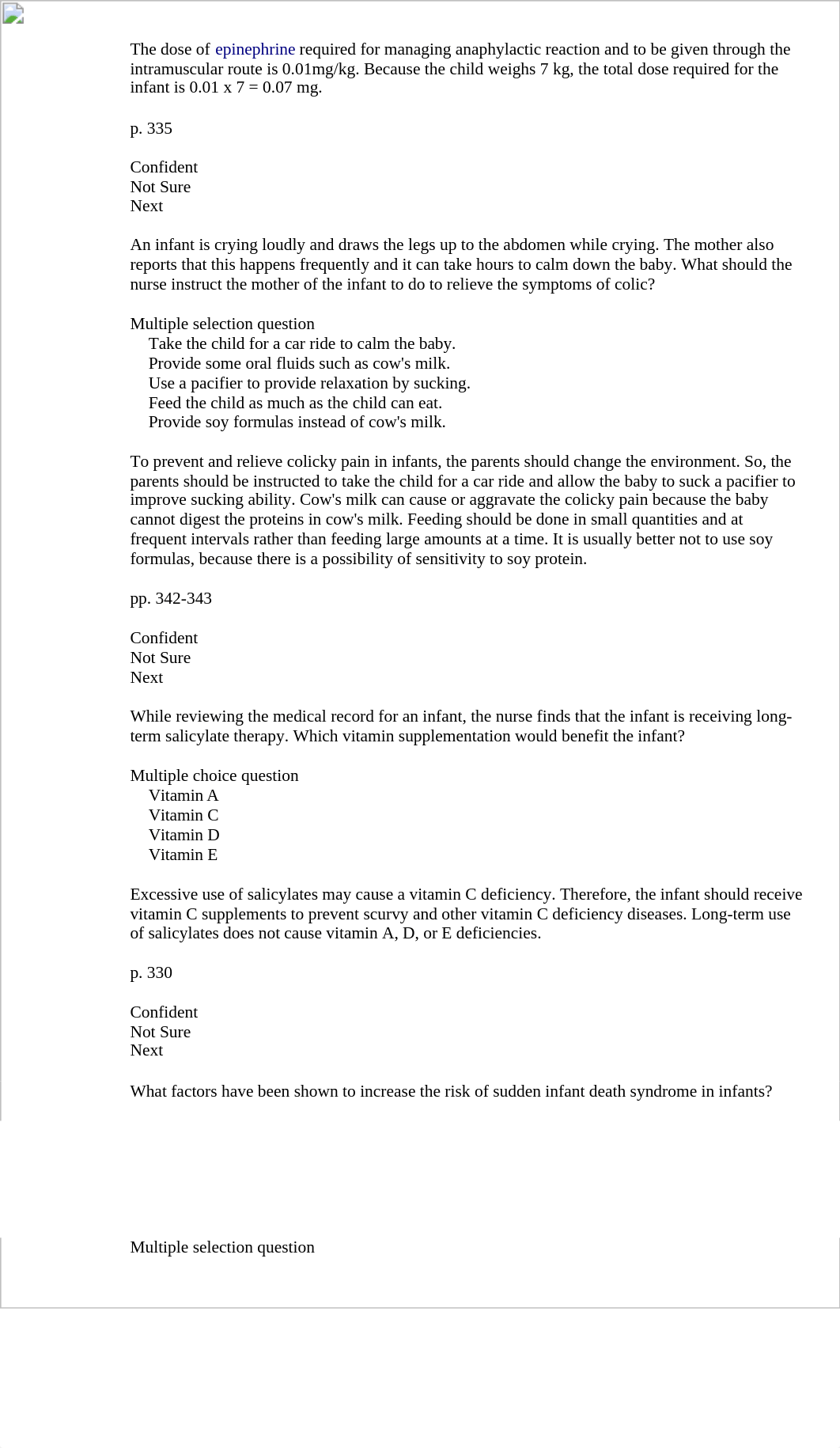 unit 10 -2 Elsevier Adaptive Quizzing - Quiz performance.html_d6ofhqw87bo_page2