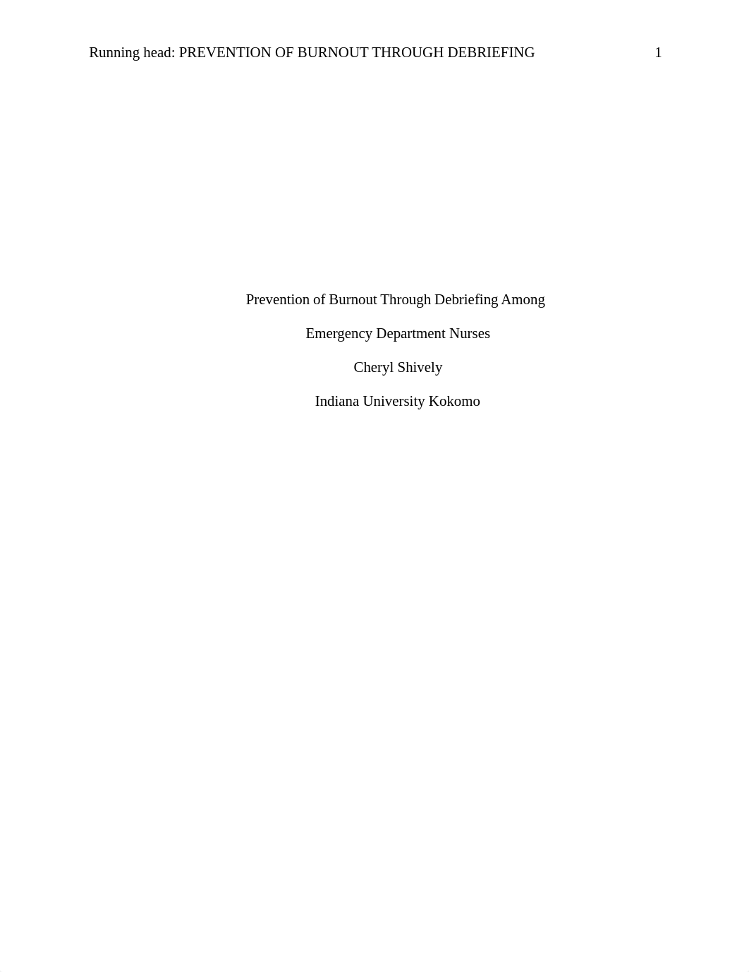 Prevention of Burnout in ED RN Paper.docx_d6ozpcr5v3d_page1