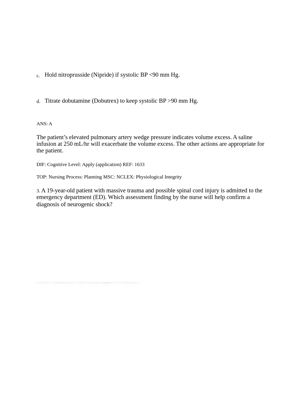 Chapter 67 Nursing Management Shock, Systemic Inflammatory Response Syndrome, and Multiple Organ Dys_d6p7udsjbea_page2