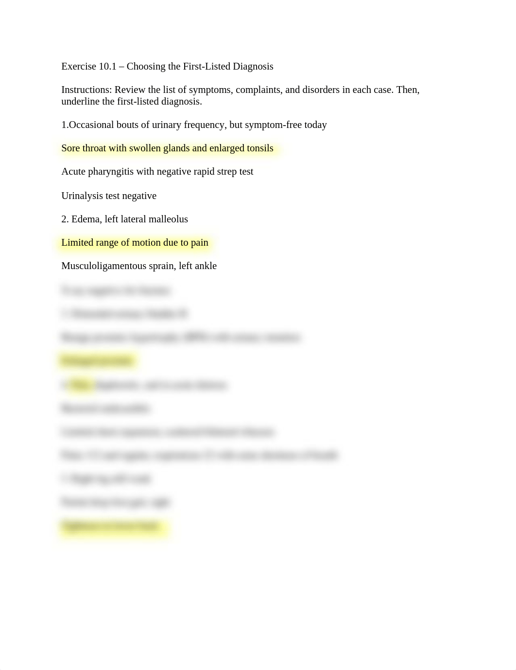 Exercise 10.1 - Choosing the First-Listed Diagnosis.pdf_d6p8lpvgvw9_page1