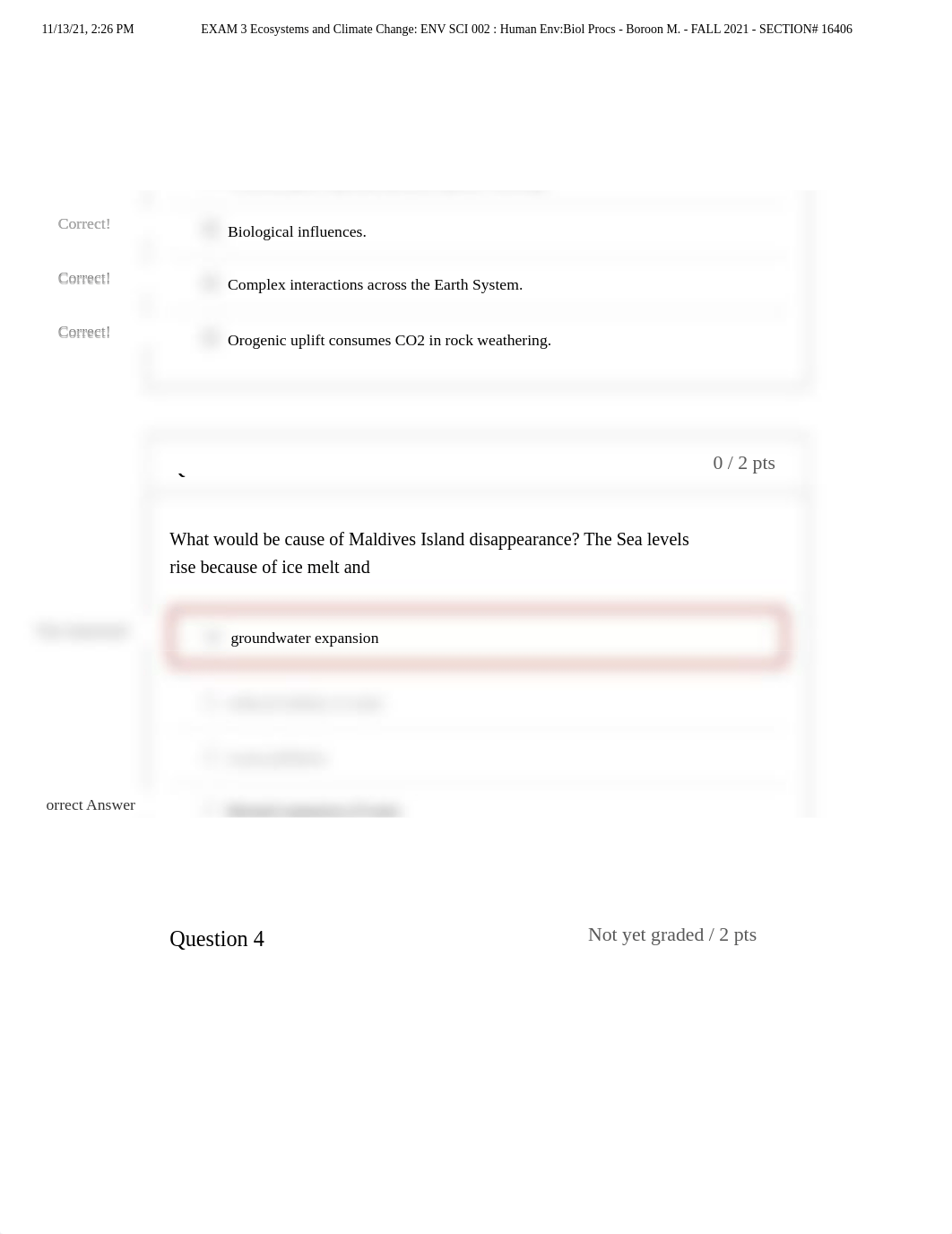 EXAM 3 Ecosystems and Climate Change_ ENV SCI 002 _ Human Env_Biol Procs - Boroon M. - FALL 2021 - S_d6p8p841mr4_page2