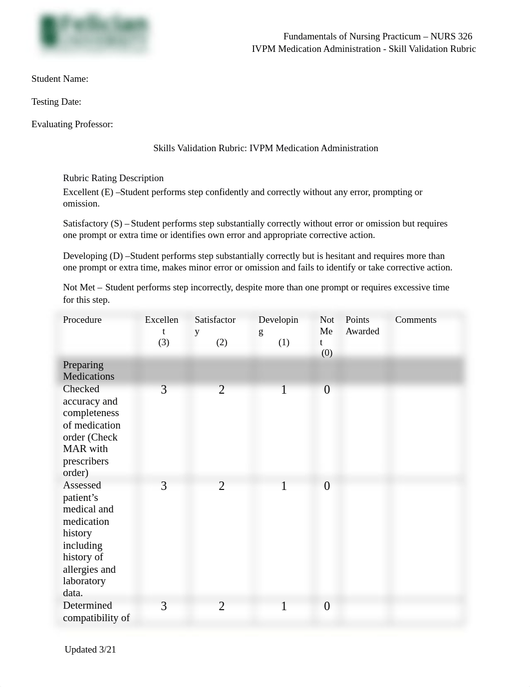 IVPM Medication Administration - Skills Validation Rubric.docx_d6pb31v2nrl_page1