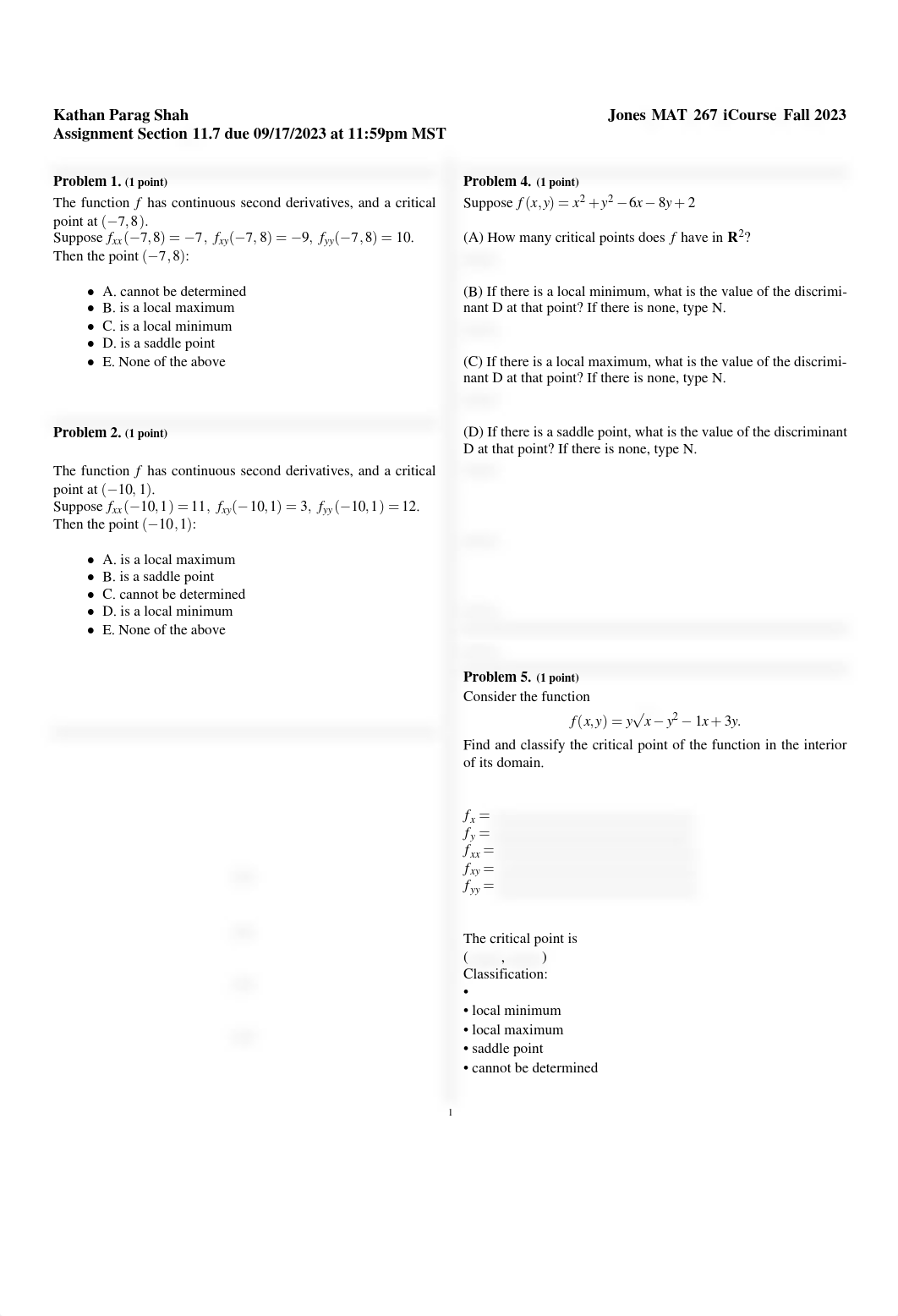 Jones_MAT_267_iCourse_Fall_2023.kshah84.Section_11.7.pdf_d6pfphlgt7u_page1