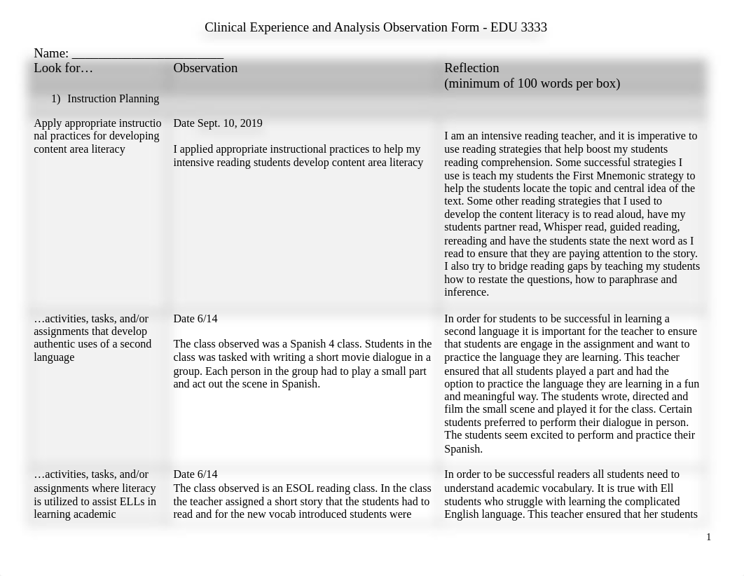 Clinical Experience and Analysis Observation Form TWS-1.docx_d6pot7oa1ci_page1