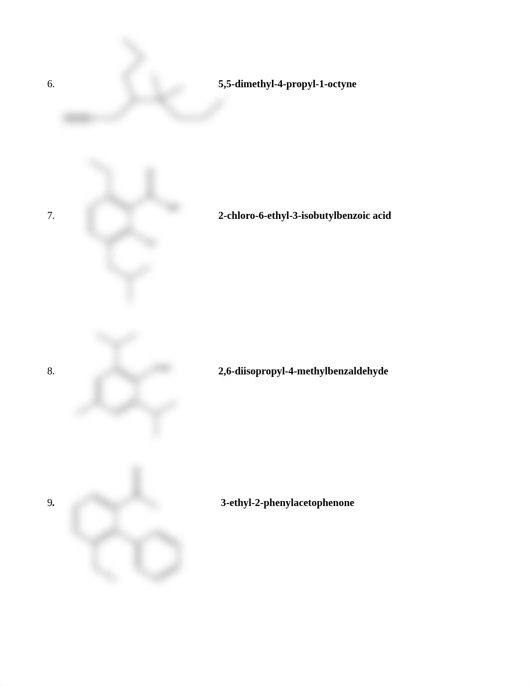 Naming Practice (alkenes, alkynes, aromatics)_KEY.pdf_d6przdc30un_page2