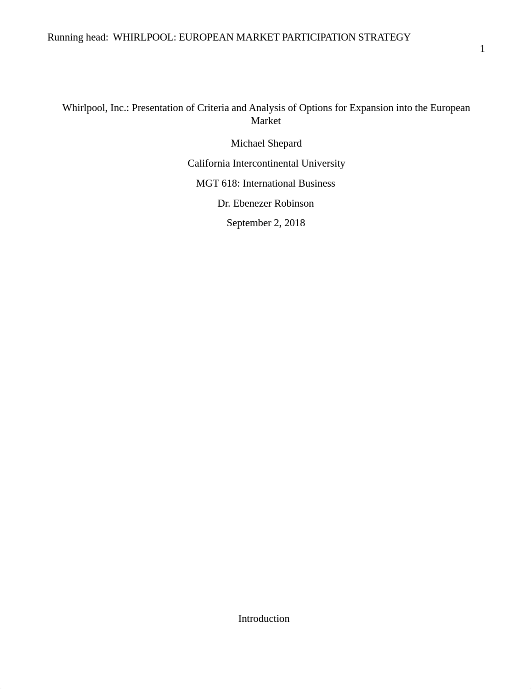 MGT 618 International Business Unit 3 Asignment Whirlpool International Strategyii.docx_d6ptvebra95_page1