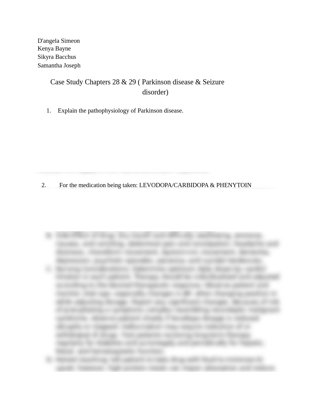 Case Study Chapters 28 & 29 ( Parkinson disease & Seizure disorder)_d6q8xxoieyo_page1