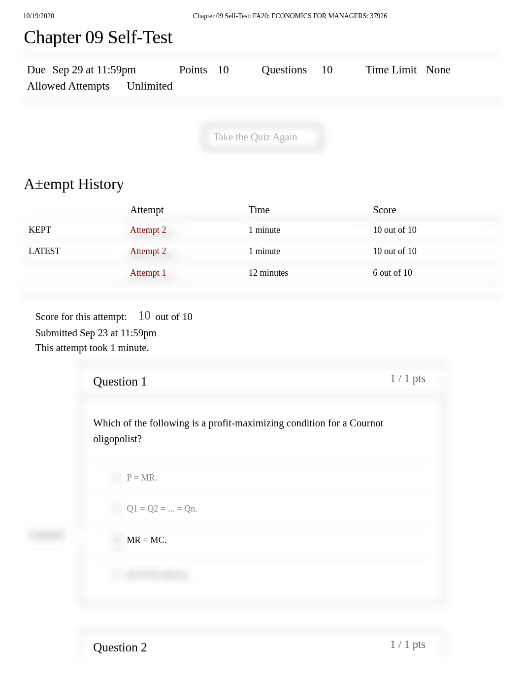 Chapter 09 Self-Test_ FA20_ ECONOMICS FOR MANAGERS_ 37926.pdf_d6qiysp0w25_page1