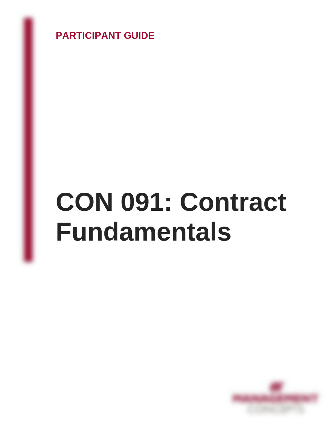 CON 091_ Contract Fundamentals - Participant Guide.pdf_d6qnvokl0ij_page1