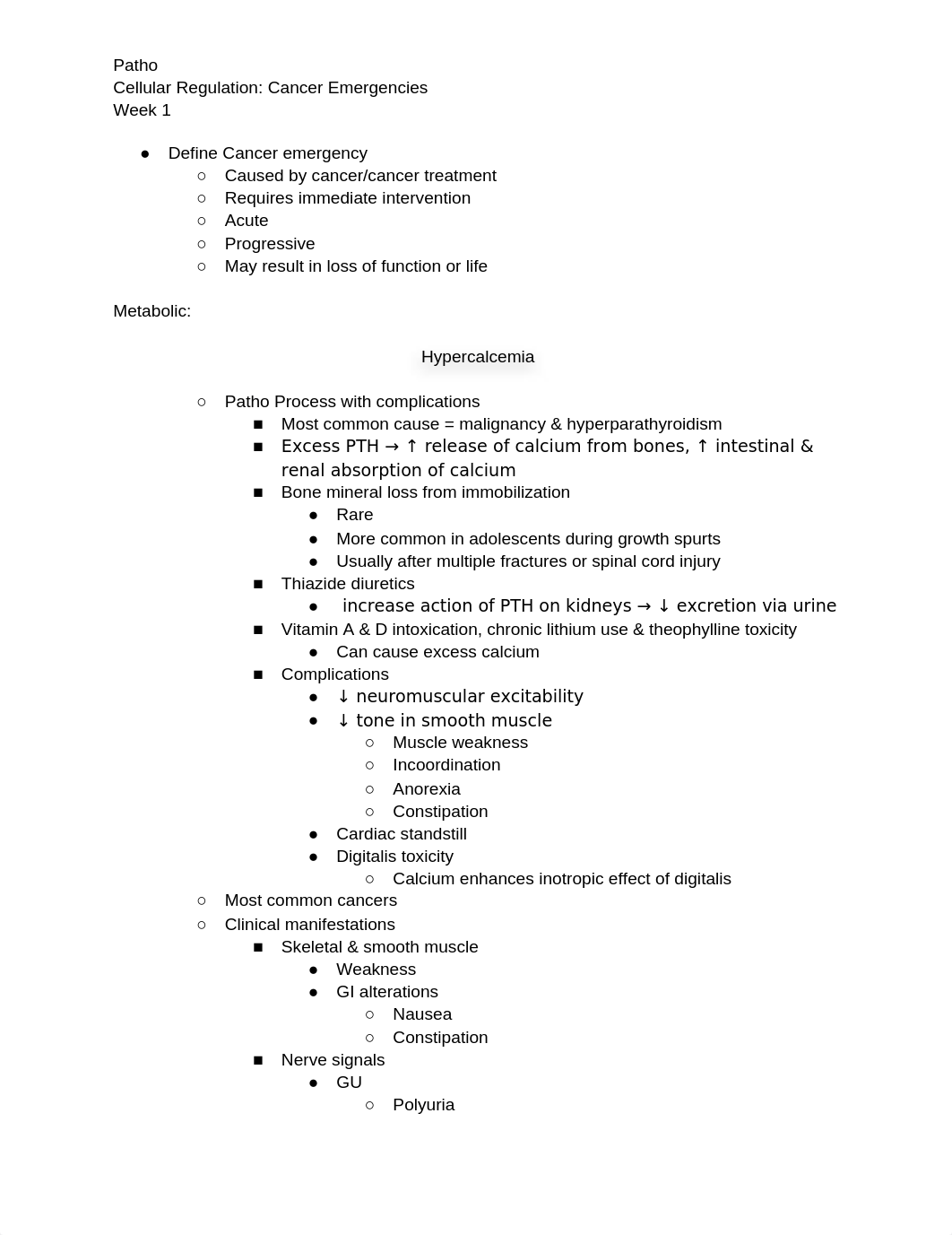 Cancer Emergencies Week 1 study guide.docx_d6qttkqypn3_page1