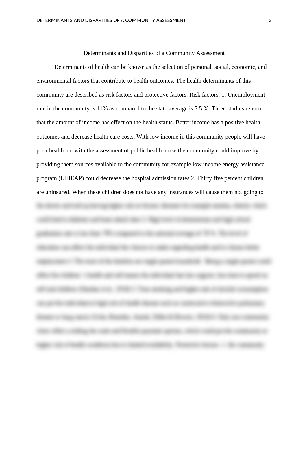 Determinants and Disparities of a Community Assessment.docx_d6r0bozm78x_page3