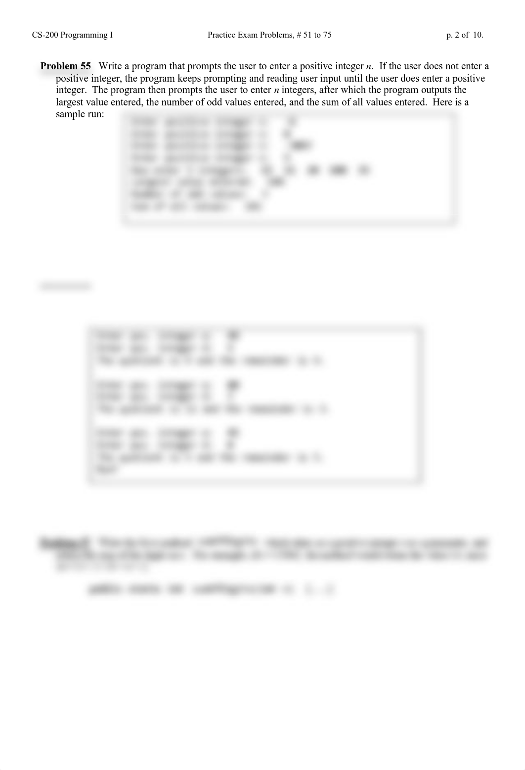 CS-200 Practice Problems, 51 - 75.pdf_d6r4zwhn0nx_page2