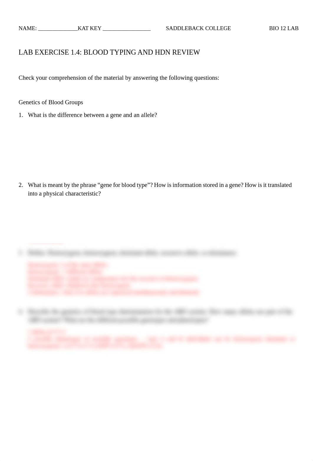 LAB EXERCISE 1.4 BLOOD TYPING AND HDN - KEY (1).pdf_d6r98q13z16_page1