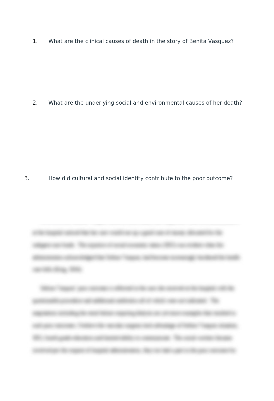 What are the clinical causes of death in the story of Benita Vasquez.docx_d6rb1n5iivo_page1